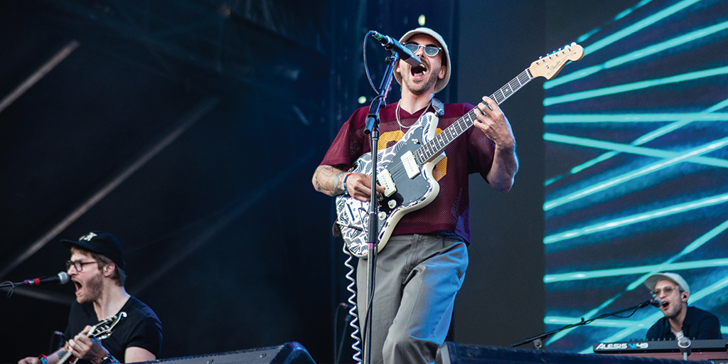 portugal Portugal. The Man at Boston Calling 2018 - Photo courtesy of Jacob Cutler.