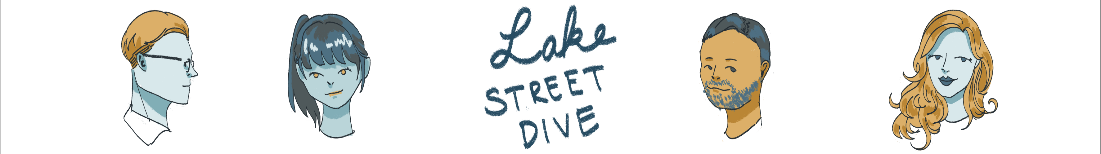 Lake Street Dive Illustration by Nicole Bae