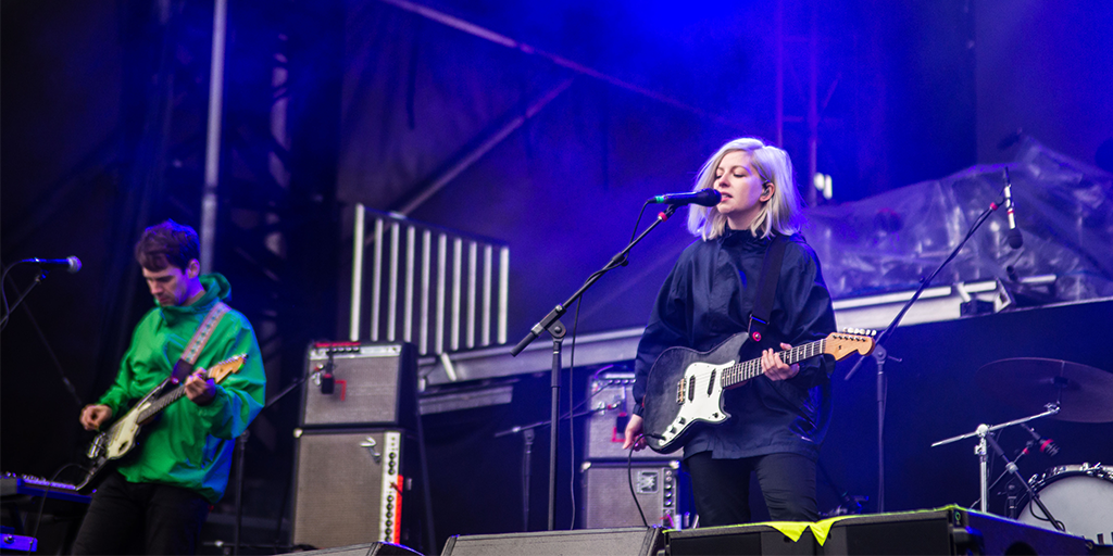 alvvays Alvvays at Boston Calling. Photos courtesy of Jacob Cutler.