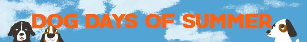 dog days of summer - blog banner dog days of summer - blog banner